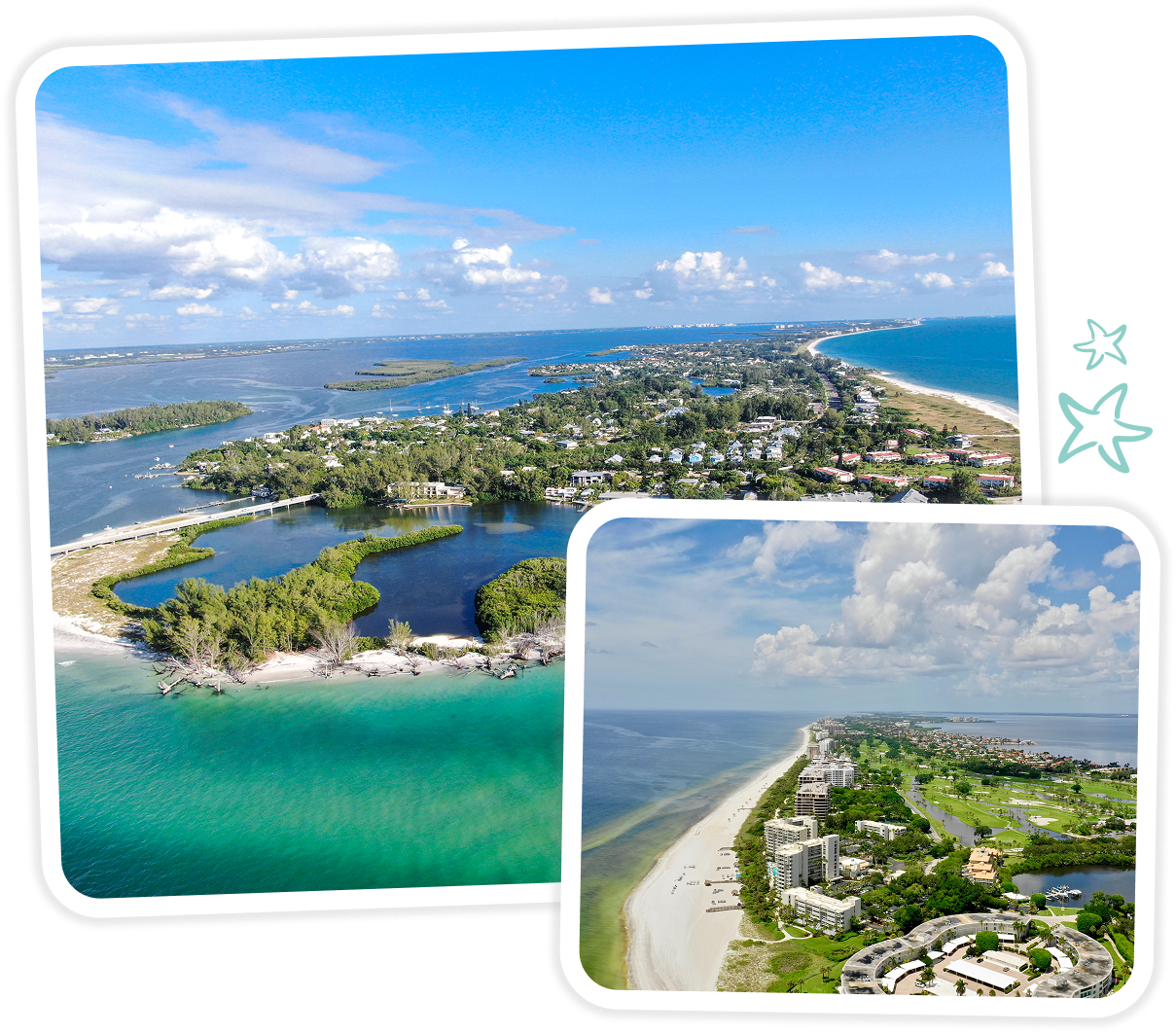 Scenic coastal panorama with lush greenery